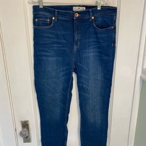 Vineyard Vines High Rise Straight Leg Jeans